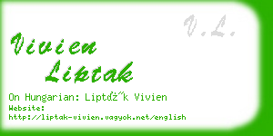 vivien liptak business card